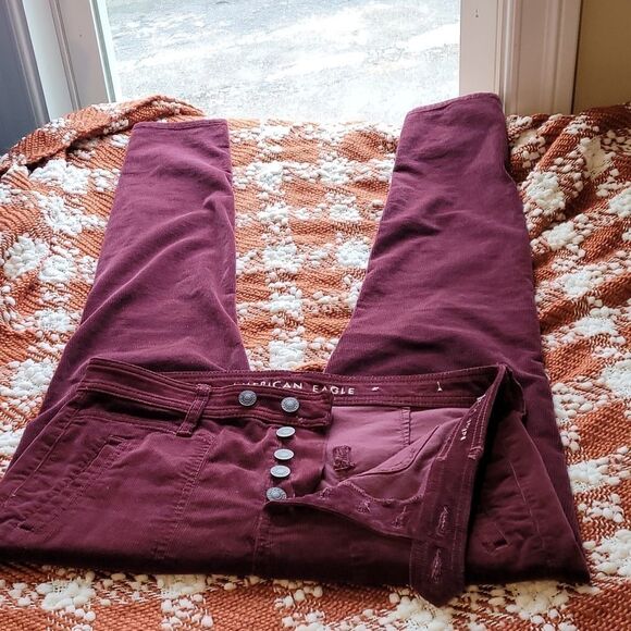 American Eagle Corduroy pants Size 10 - Picture 1 of 8
